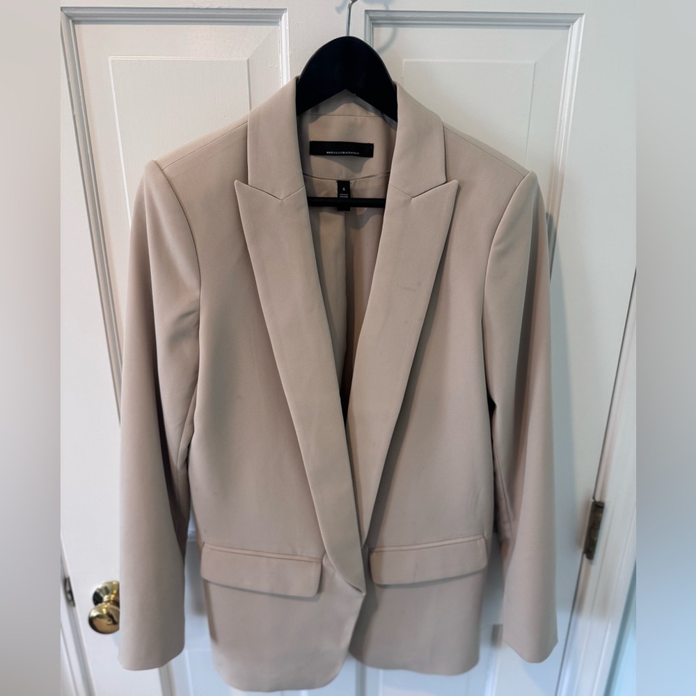 White House Black Market Tan Blazer